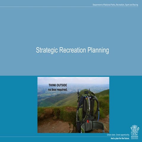 Strategic Recreation Planning