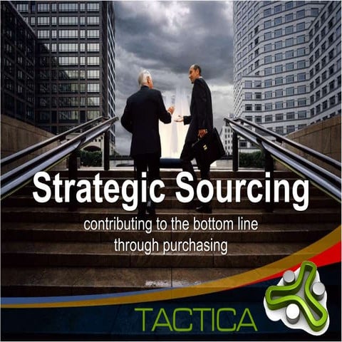 Strategic sourcing improves profitability