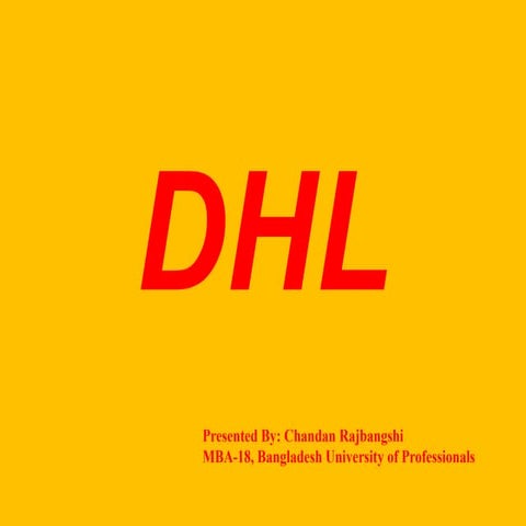 Strategic supply chain management of DHL