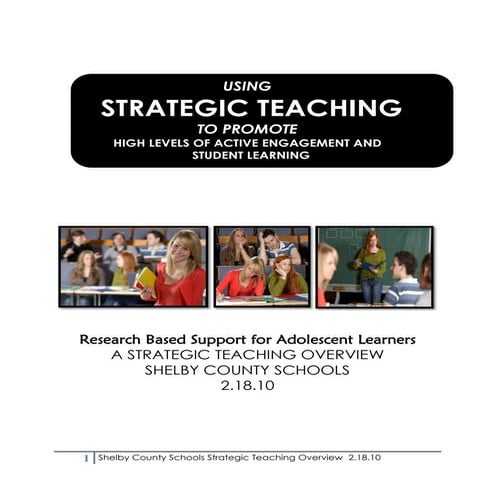 Strategic teaching summary (1)