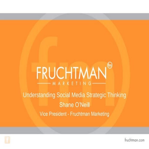 Strategic Thinking in Social Media