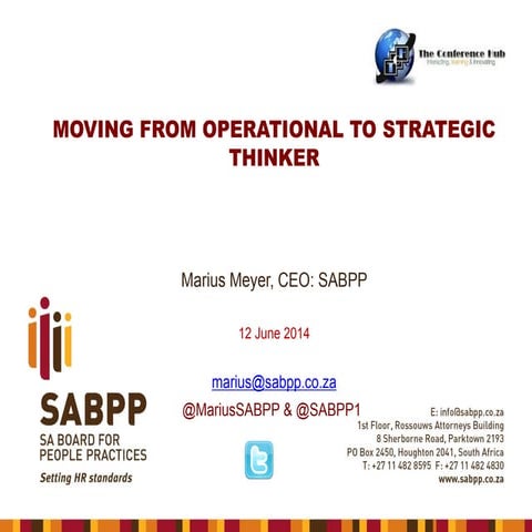 Strategic thinking 12_jun_2014