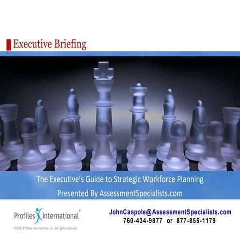 Strategic Workforce Planning Presentation Mlc