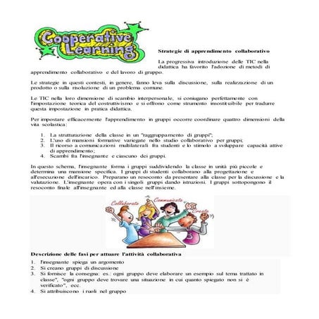Strategie di apprendimento collaborativo by Ippolita Gallo