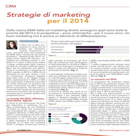 Con quali strategie di marketing affrontare il 2014?