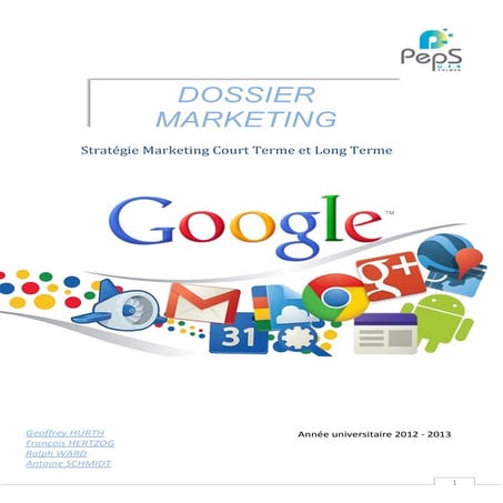 Stratégie Marketing Google