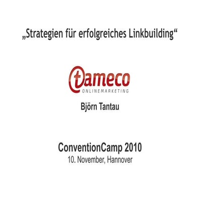 Strategien für erfolgreiches Linkbuilding
