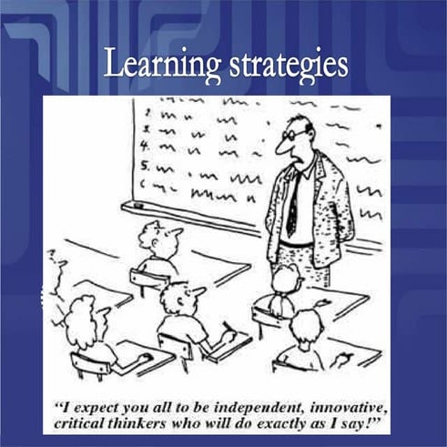Learning strategies