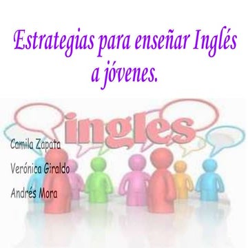 Estrategias Para Enseñar Inglés a Jóvenes