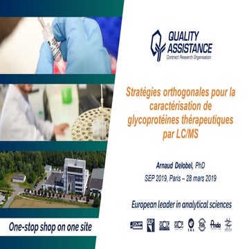 Analytical methods: key considerations to efficiently bring ADCs to the ...