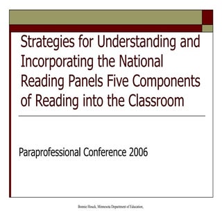 Strategies for Incorporating the Na...