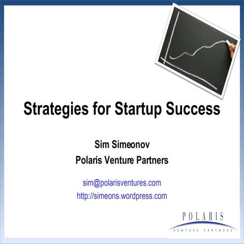 Strategies for Startup Success