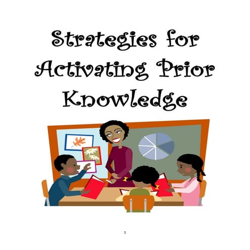 Strategies for activating prior knowledge | PDF