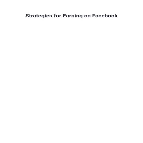 Strategies for Earning on Facebook.pdf