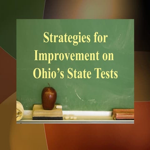 Strategies For Improvement On Ohios State Tests 112008(2)