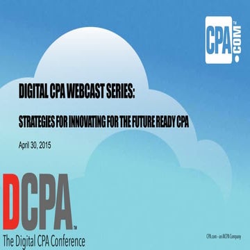 Strategies for innovating for the future ready cpa