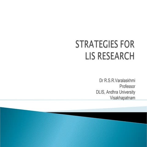Strategies for LIS research