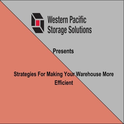 Strategies for making your warehouse more efficient