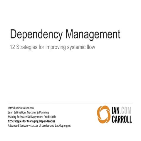 Strategies for Managing Dependencies