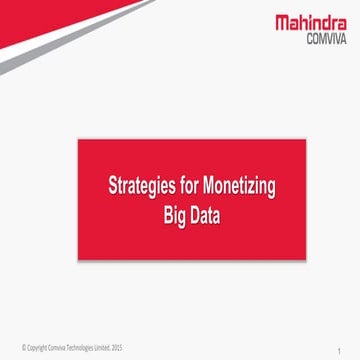 Big Data - The power of data Analytics