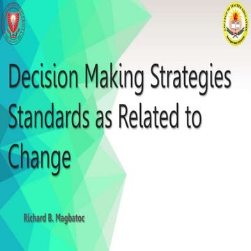 Strategies Standards as Related to Change.pptx
