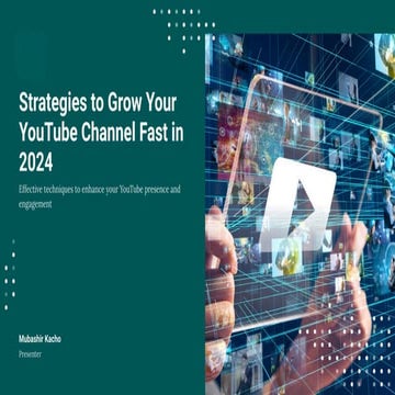 Strategies to Grow Your YouTube Channel Effectively | PDF