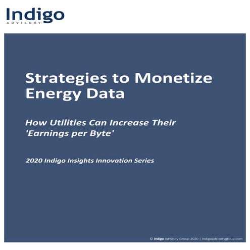 Strategies to Monetize Energy Data - How Utilities Can Increase Their 'Earnin...