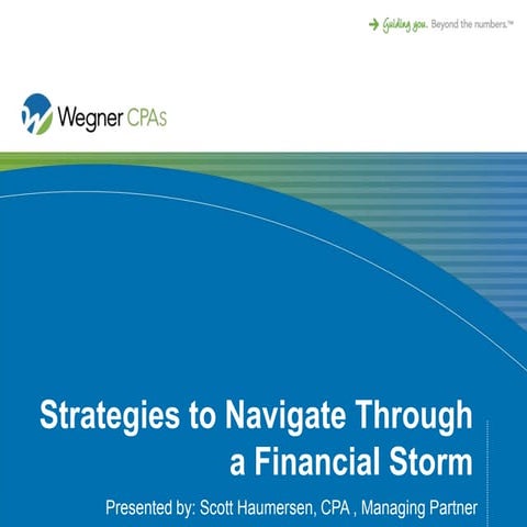 Strategies To Navigate Through A Financial Storm