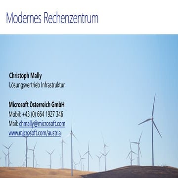 Modernes Rechenzentrum 