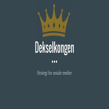 Strategi for sosiale medier (2)