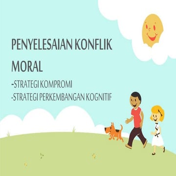 Strategi Kompromi dan Strategi Perkembangan Kognitif