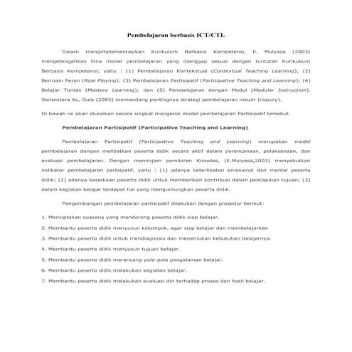 Strategi Partisipatif