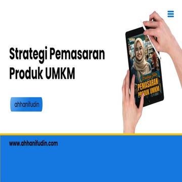 Strategi Pemasaran UMKM untuk meningkatkan Penjualan | PDF