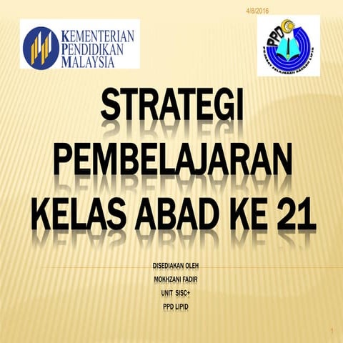 Strategi pembelajaran kelas abad ke 21