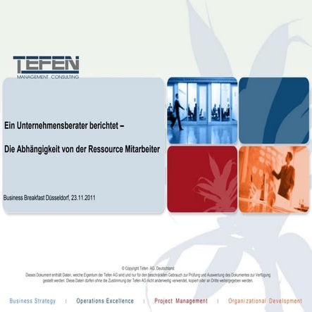 Tefen AG Strategisches Personalmanagement 