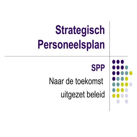 Strategisch personeelsplan