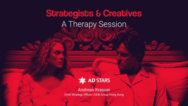 Strategists & Creatives. A Therapy Session