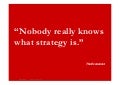 What is strategy?