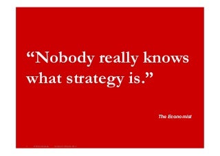 What is strategy?