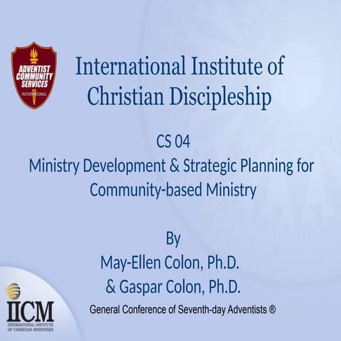 Strategic planning for churches | PPTX