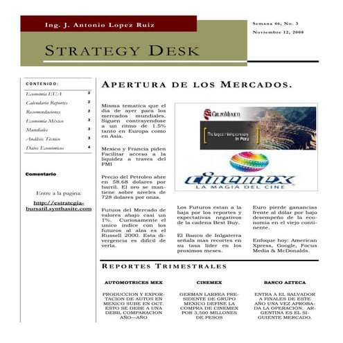 Strategy Desk Nov 12