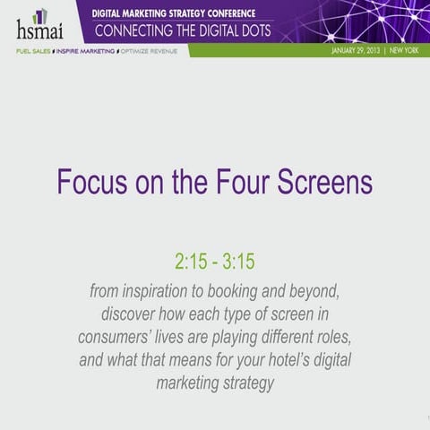 Digital Marketing Strategy for the Four Screens - TV integration, PC, Mobile ...