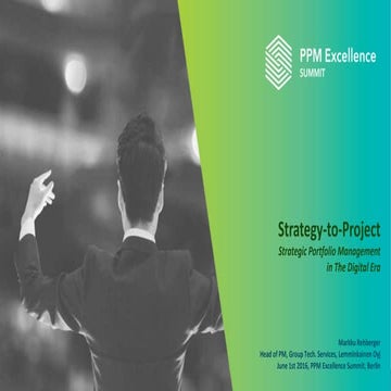 Strategy-to-Project - Strategic Portfolio Management in The Digital Era