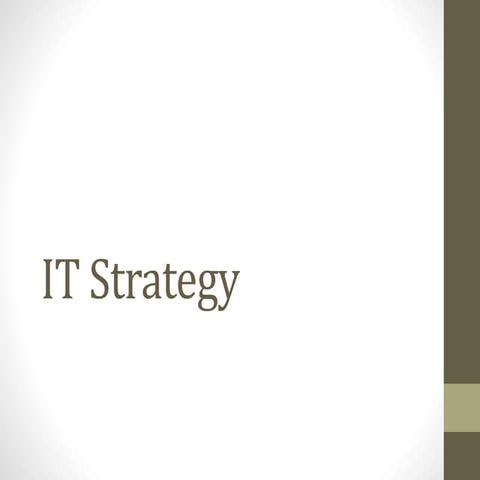 IT Strategy Tools