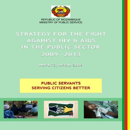 STRATEGY FOR THE FIGHT AGAINST HIV & AIDS IN THE PUBLIC SECTOR 2009 -2013