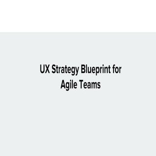 Strategy Blueprint for Agile