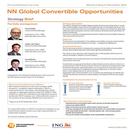 [EN] Strategy Brief / Global Convertible Opportunities / December 2015