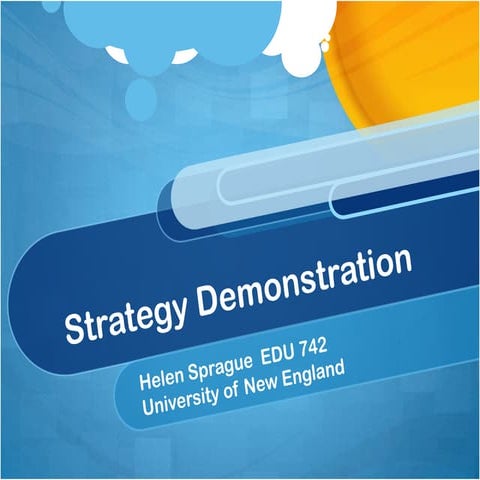 Strategy demonstration