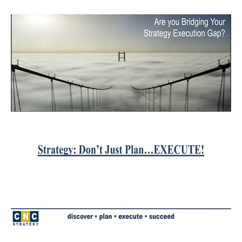 Strategy: Dont Just Plan...EXECUTE!