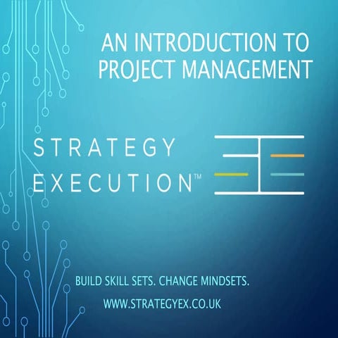 Strategy Execution - An Introduction to Project Management